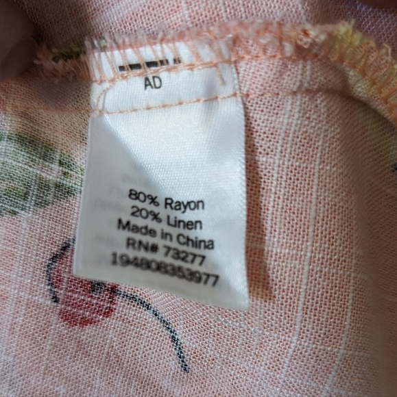 Corset fit dress - fruit print - Picture 9 of 9